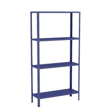 Imagem de Estante EAF006 sem Porta 4 Prateleiras Aço 80CM Azul Elite Aço