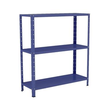 Imagem de Estante EAF007 sem Porta 3 Prateleiras Aço 80CM Azul Elite Aço