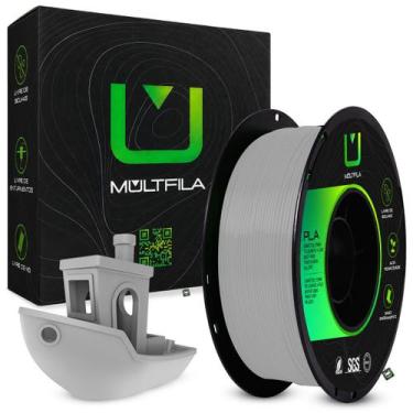 Imagem de Filamento Impressora 3D PLA Matte Fosco 1,75mm 1kg Multfila - Multifil