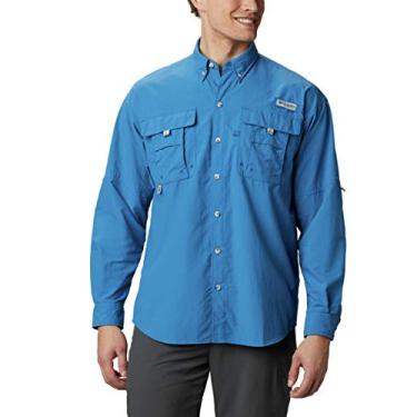 Imagem de Camisa masculina de manga comprida Bahama Ii da Columbia, Dark Pool, Medium