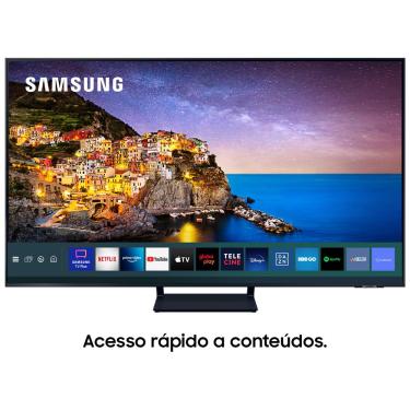 Imagem de Smart TV Samsung 55” 4K, Ultra HD QLED QN55Q70AAGXZD, Wi-fi Integrado  