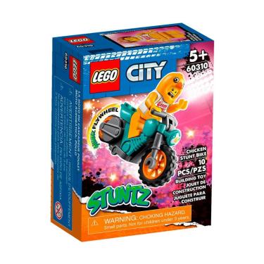 Imagem de LEGO City - Motocicleta de Acrobacias com Galinha - 60310