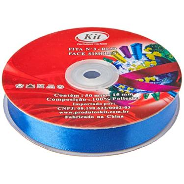 Imagem de Kit Face Simples Fita de Cetim, Azul Royal, 50mts