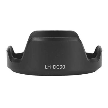 Imagem de Bindpo LHDC90 Para-sol para lente de câmera, capa de substituição à prova de chuva para câmera EOS Powershot SX60 HS