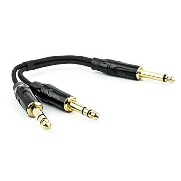 Imagem de Cabo P10 Mono para 2 P10 Estereo - 30 cm