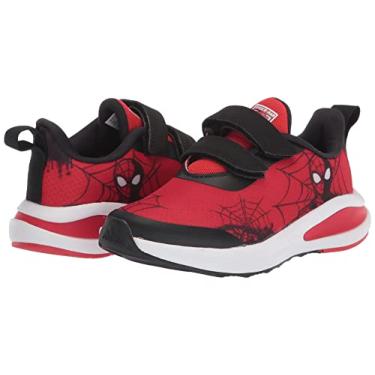 Imagem de adidas Boy's Fortarun Spider-Man CF (Little Kid/Big Kid) Vivid Red/Black/White 5.5 Big Kid M