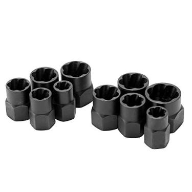 Imagem de Qudai 10pcs Parafuso Porca Danificado Kit de Ferramentas Para Remover Parafuso Conjunto De Remoção De Parafuso Danificado Parafuso Porca De Remoção De Parafuso De Porca Danificado