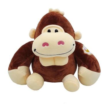 Imagem de Gorila De Pelúcia Marrom 38Cm