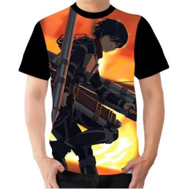 Imagem de Camiseta Camisa Personalizada Mikasa Ackerman Seson 4 Aot - Dias No Es
