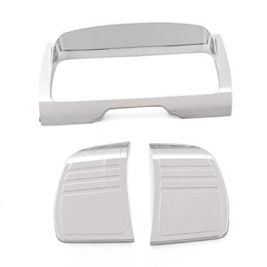 Imagem de FINMOKAL Capa de carenagem com acabamento estéreo Tri Line para Harley Touring Street Glide FLHX 2014-2022