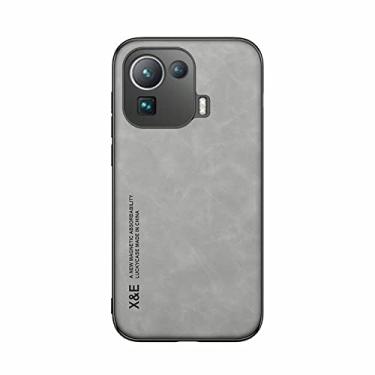 Imagem de Kepuch Silklike Capa para Xiaomi 11T/11T Pro - Case Placa de Metal Embutida para Xiaomi 11T/11T Pro - Cinza
