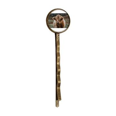 Imagem de Chapéu de cabelo de metal retrô de búfalo animal selvagem com organismo terrestre