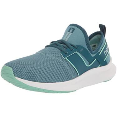Imagem de New Balance Tênis feminino Nb Nergize Sport V1 Cross Trainer, Pedra da lua escura/pedra da lua/menta brilhante, 5 Wide