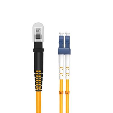 Imagem de Jeirdus MTRJ Cabo de fibra fêmea para LC Duplex Singlemode – 3 m MTRJ-LC 9/125um OS2 SM LSZH Cabo óptico amarelo