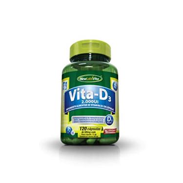 Imagem de Vitamina D3, Vita-D3, New Labs Vita, 120 Cápsulas