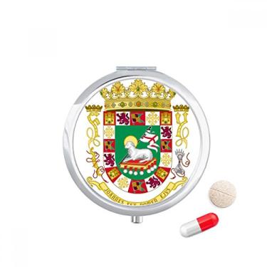 Imagem de Porta-comprimidos com emblema nacional de Porto Rico