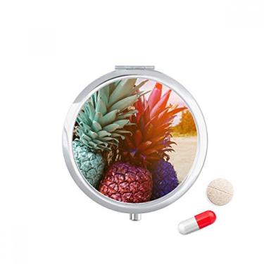 Imagem de Caixa de armazenamento de remédios Fresh Early Morning com abacaxi e porta-comprimidos