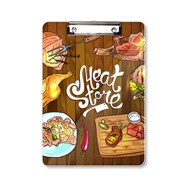 Imagem de Meat Store – Placa de suporte para churrasqueira A4