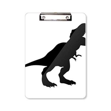 Imagem de Dinosaur Bones Tiranossauro Rex Prancheta Pasta Bloco de Escrita Placa de Apoio A4