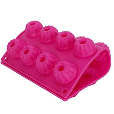 Imagem de Molde de silicone, uniforme de e uniforme, conveniente e antiaderente, molde prático para bolo com silicone para fazer pão de queijo, mousse