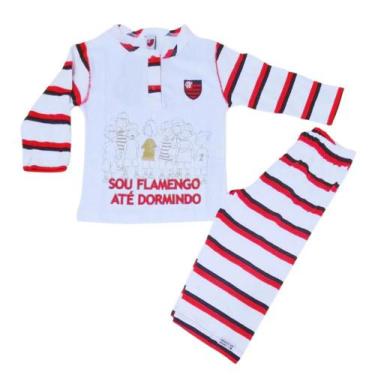 Imagem de Pijama Infantil Flamengo Longo Oficial - Revedor