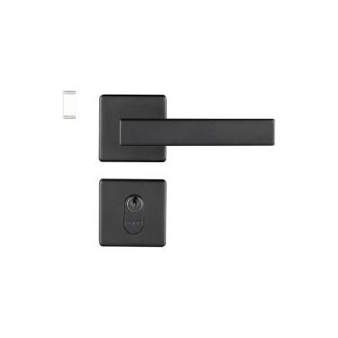 Imagem de Fechadura 409 Roseta Quadrada Máquina 55 Preto Texturizado Externa Pado