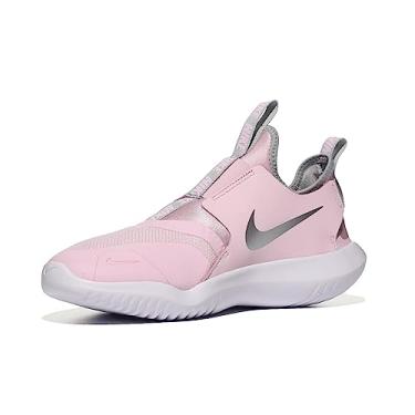 Imagem de Nike Kids Flex Runner (Big Kid) Pink Foam/Metallic Silver/Light Smoke Grey 6 Big Kid M