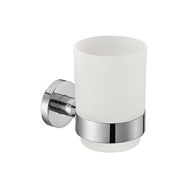 Imagem de Prateleira de vidro para banheiro de aço inoxidável 304 Suporte para sabonete Toalheiro Barra de parede Cabide de escova de banheiro, suporte para escova de dentes