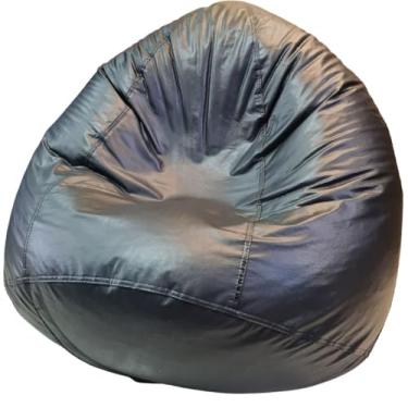 Imagem de Puff para Sala Quarto Gamer Escritório Eventos Áreas de Recreação Empresas Escolas Formato Gota Receba Pronto p/Uso com Enchimento Cor: Preto