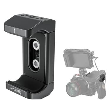 Imagem de SmallRig Suporte de banco de energia de alumínio, braçadeira de montagem Powerbank compatível com faixa de largura: 53 mm–84 mm (2,1–3,3 polegadas) e faixa de espessura: 0 mm–18 mm (0–0,7 polegadas)