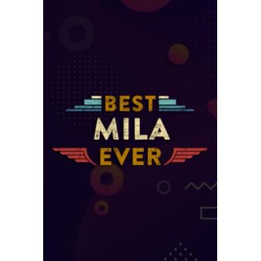 Imagem de Christmas Journal & Planner - Best Comadre Ever Heart Milagritos - Mexican Heart Comadres Art: Mila, Lined writing notebook journal for christmas lists, planning, menus, gifts, and more,Daily