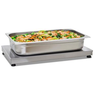 Imagem de Pista Quente Mesa Aquecedora Inox Restaurante Buffets - Titã