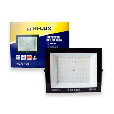 Imagem de Refletor Led 100W Smd Prova Dágua Ip66 Holofote 6500K