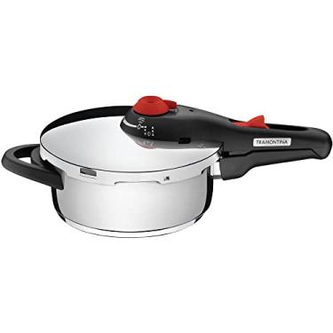 Imagem de Panela Pressão Aço Inox 3, 0L Solar, Tramontina, 62511223, Polida, 22 cm