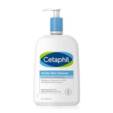 Imagem de CETAPHIL Gentle Skin Cleanser 20 Fl Oz, Hydrating Face Wash & Body Wash, Ideal For Sensitive, Dry Skin, Non-irritating, Wont Clog Pores, Fragrance-Free, Soap-Free, Dermatologist Recommended