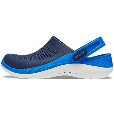 Imagem de Crocs Tamanco infantil unissex Literide 360, Azul-marinho/cobalto brilhante, 11 Little Kid