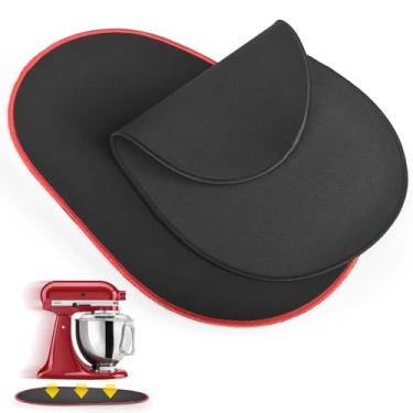 Imagem de Pacote com 2 tapetes deslizantes para batedeira KitchenAid, suporte deslizante, compatível com Kitchenaid 5-8QT Stand Mixer, Airfryer, outros pequenos eletrodomésticos, 36 x 24 cm