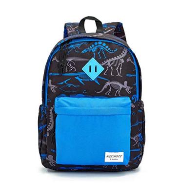 Imagem de NICE CHOICE Mochila pré-escolar infantil para meninos e meninas com alça no peito, Dinossauro, 15inch, Mochila