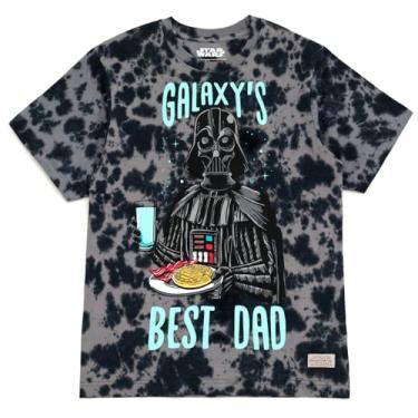 Imagem de STAR WARS Camiseta para o Dia dos Pais combinando para a família infantil para adulto, Darth Vader, Galaxy's Best Dad, G