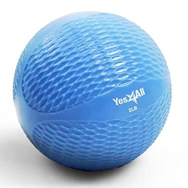 Imagem de Yes4All Bolas tonificantes ponderadas para exercícios, bolas medicinais macias para exercícios, pilates, ioga, equilíbrio, flexibilidade, 9-4,5 kg