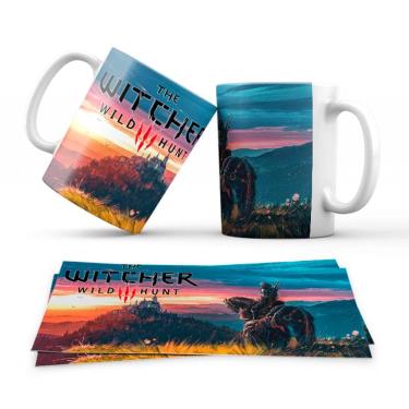 Imagem de Caneca Personalizada Gamer The Witcher 3
