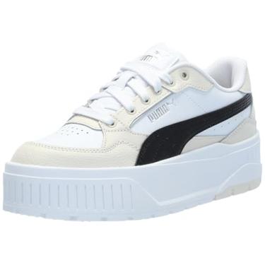 Imagem de PUMA Tênis feminino Karmen Ii Idol, Puma branco-puma preto-alpino neve, 35