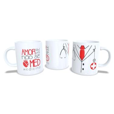 Imagem de Canecas de Porcelana Personalizadas Profissões 5 (Medicina6)