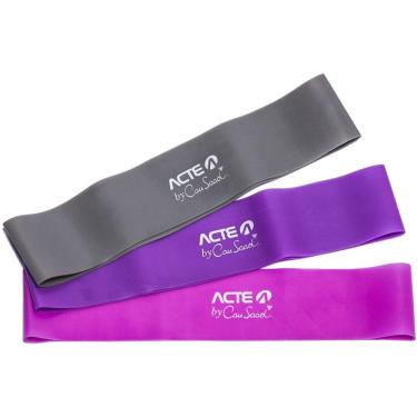 Imagem de Kit de Elásticos Extensores ACTE CAU6 com Três Intensidades