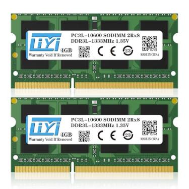 Imagem de LIYI DDR3L 8GB RAM Single 1333MHz PC3 PC3L-10600 CL9 1.35V DRAM SO-DIMM DDR3L RAM 204-Pin 2Rx8 Dual Rank Unbuffered Non-ECC Laptop Notebook PC Computador RAM Módulo Upgrade