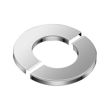 Imagem de Flange de parede de aço inoxidável fita autoadesiva escudo redondo vários tubos tampa de placa para acessórios de decoração de torneira de tubo de água (25 mm/0,98 pol.)