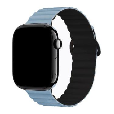 Imagem de Pulseira Silicone Loop Magnética Compatível com Apple Watch - Baú do V