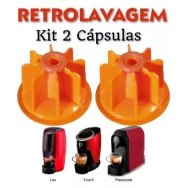 Imagem de Kit 2 Cápsula Retrolavagem Cafeteira Três Corações Lov, Luna, Touch, P