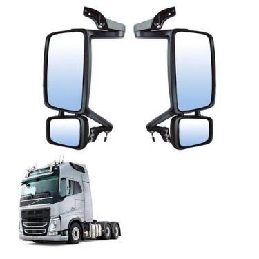 Imagem de Conjunto Retrovisor Completo Volvo Fh Fm 2012 2013 Par LD LE - Globo