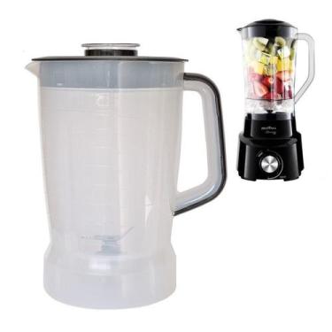 Imagem de Copo Liquidificador Britania Diamante 800 Translucido Preto, Bivolt